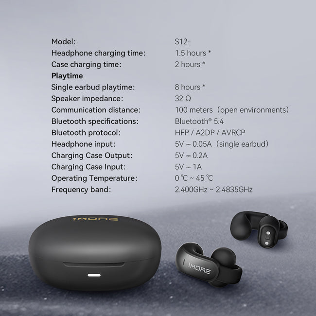 1MORE Fit SE Open Earbuds S12