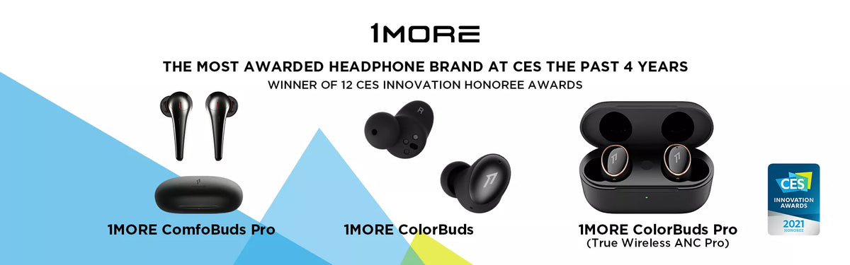 1MORE Receives 3 CES Innovation Awards
