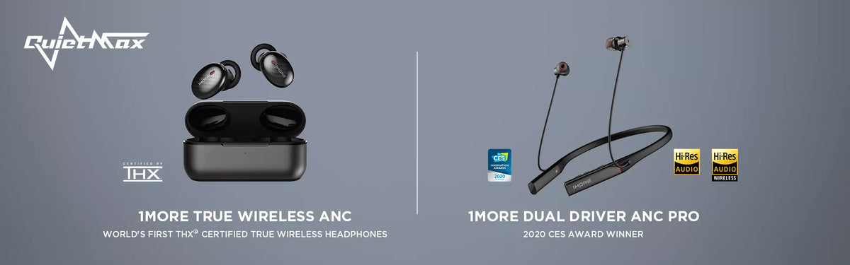 1MORE Unveils QuietMax Technology Suite for ANC Series & Receives First THX Certification for True Wireless Headphones