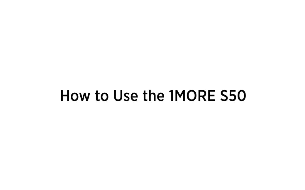 How to use 1MORE Fit Open Earbuds S50
