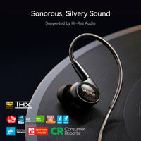 1MORE P50 Penta Driver  Wired Headphones, Hi-Res Audio