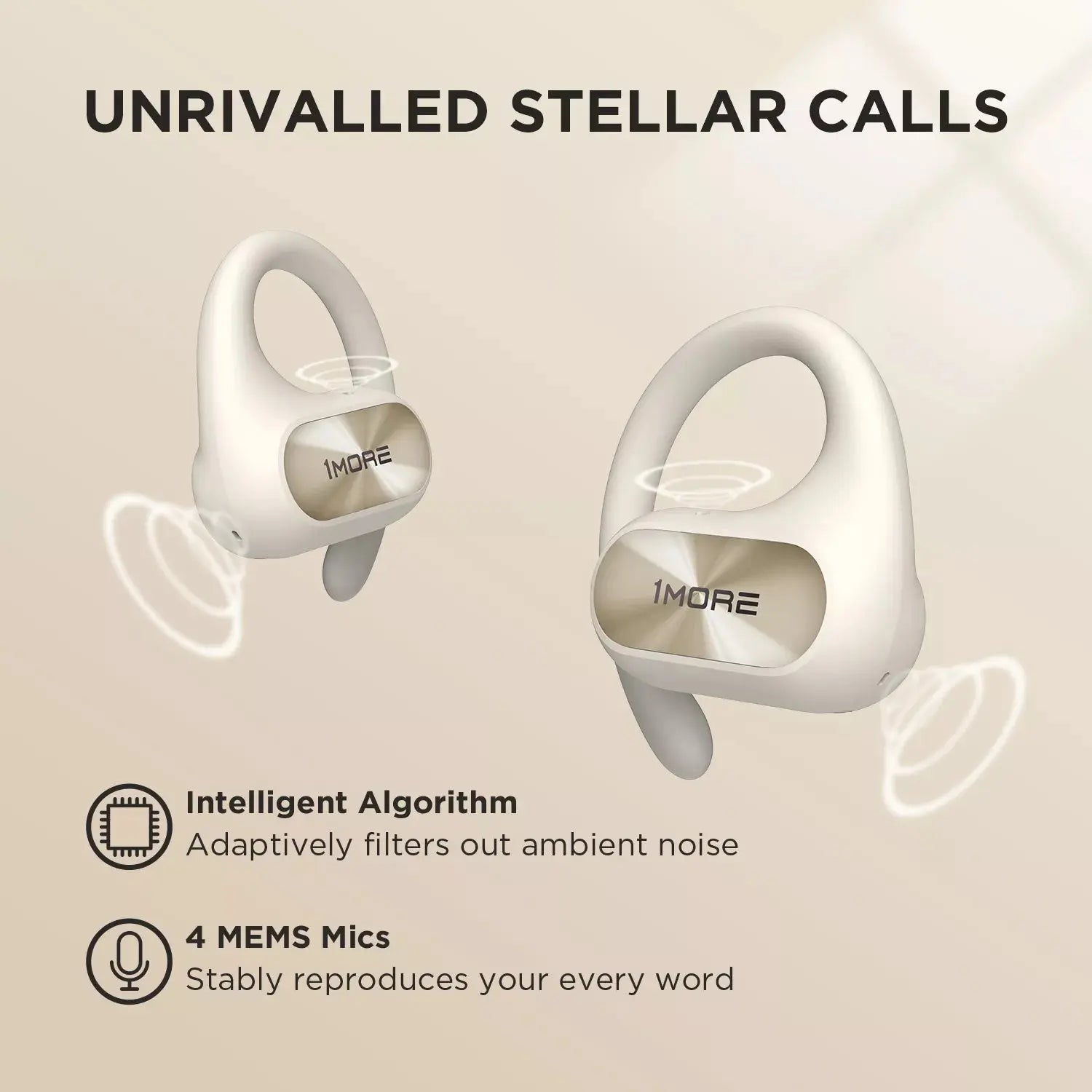 1MORE S20 Cuffie Wireless Open-Ear Bluetooth 5.4 – Audio Spaziale, ENC 4 Microfoni, 30 Ore Di Batteria, Doppia Connessione, IPX5, Colore Blu