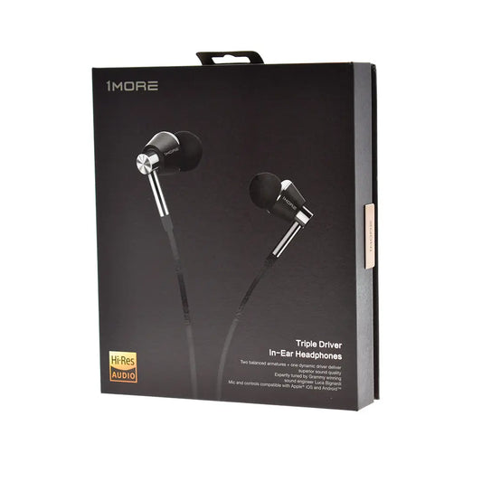 1more triple driver in ear | Wired Bluetooth Earphones & Headphone – 1MORE