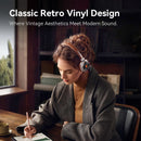 1MORE HQ36 Classic Vinyl Retro On-ear Headphones, Hi-res Audio