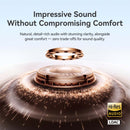 1MORE S20 Ultra Open Ear Clip-On Earbuds, Ultra-Light Comfort, Hi-Res Audio