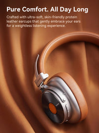 1MORE Classic HQ36 Wireless on-Ear Headphones, Hi-res Audio, Spatial Audio  Brown