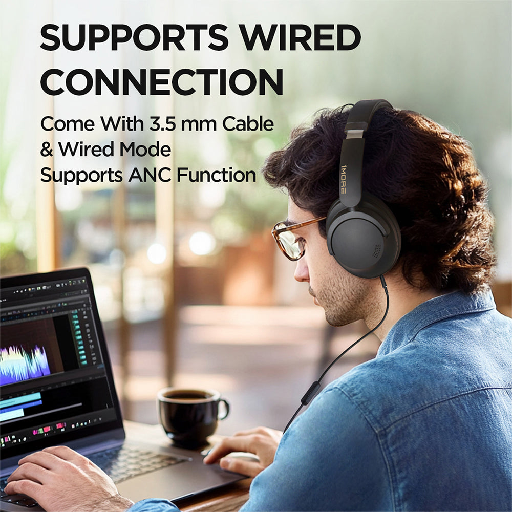 1MORE SonoFlow Pro Wireless ANC Over-Ear Headphones Matte Gray