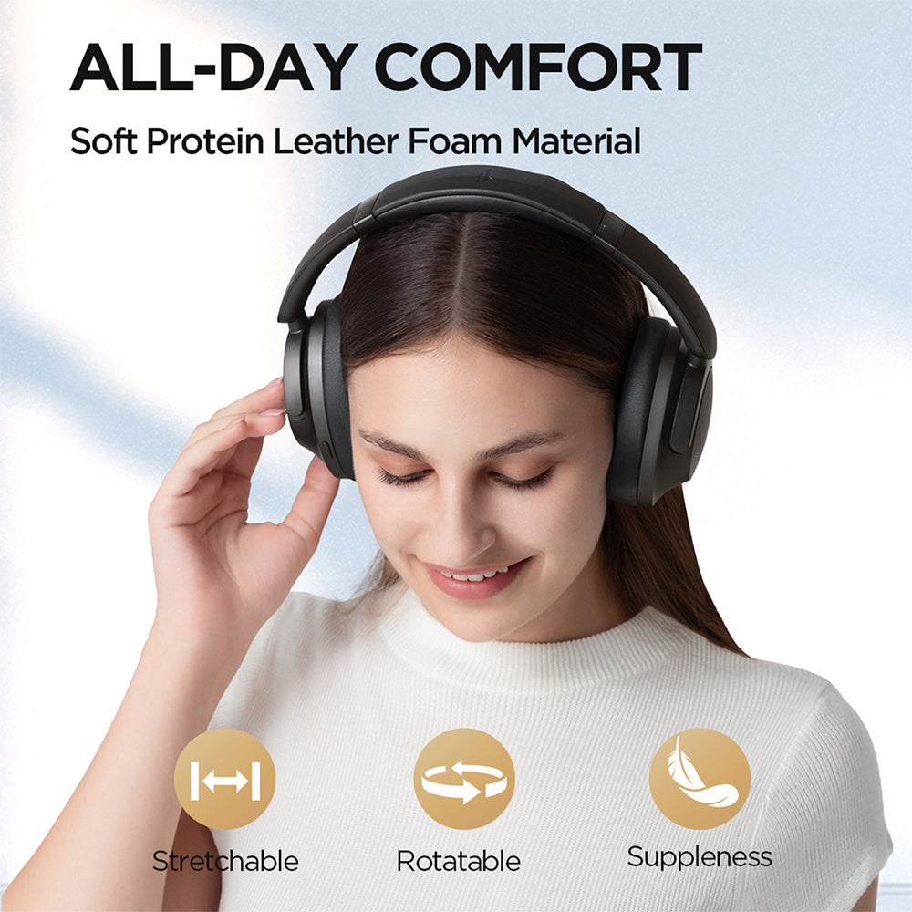 1MORE SonoFlow Pro Wireless ANC Over-Ear Headphones Matte Gray