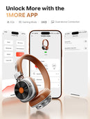 1MORE Classic HQ36 Wireless on-Ear Headphones, Hi-res Audio, Spatial Audio  Brown