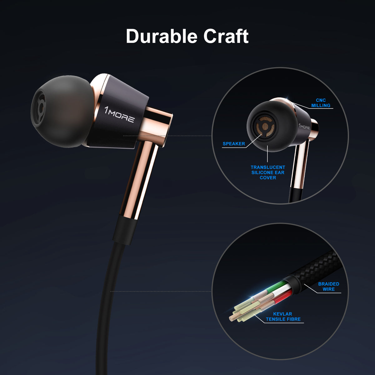 1MORE Triple Driver In-Ear Headphones P30