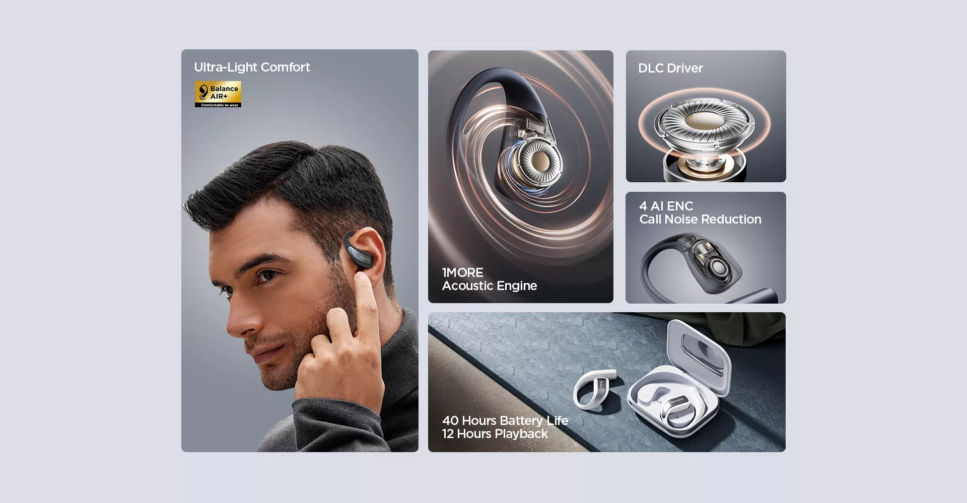 1MORE Fit Open Earbuds S70 - Superior Sound, Complete Comfort 1MORE Fit Open Earbuds S70 - Superior Sound, Complete Comfort