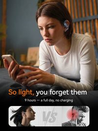 1MORE S10s Open Ear Earbuds, Secure Fit, Soft Comfort